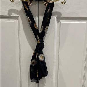 Black and Gold Women's Scarf